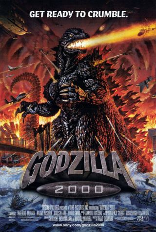 Godzilla 2000 (2000) Dvd/video Poster,  Ss,  Nm,  Rolled