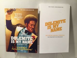 Dolemite Is My Name (2019) Screenplay Book Promo,  Fyc Dvd