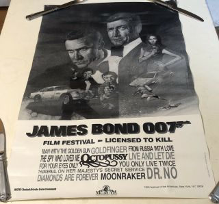 James Bond 007 Film Festival 1983 18 X 27