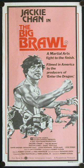 The Big Brawl (1980) Australian Daybill Jackie Chan