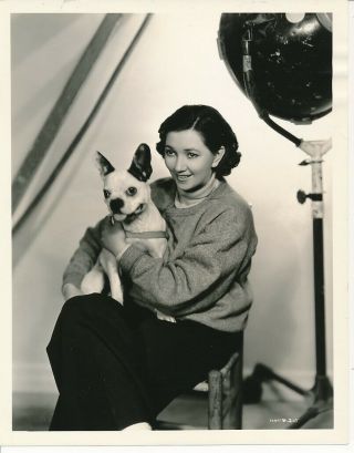 Patsy Kelly & Dog Vintage 