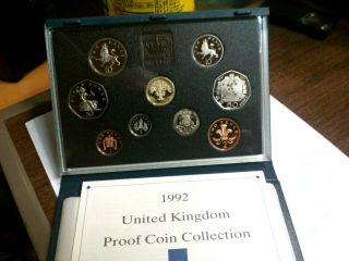 1991 & 1992 United Kingdom Proof Coin Set 