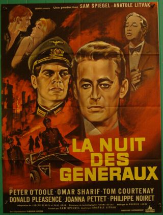 The Night Of The Generals Aka La Nuit Des Généraux - World War Ii - Art By Allard