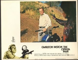 The Omega Man 11 X 14 " Lobby Card 4 1971 Charlton Heston