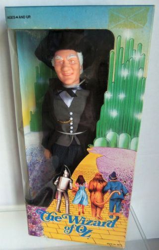 Wizard Of Oz 11.  5 " Doll Professor Marvel,  Frank Morgan,  Multi Toy 1988,  Box