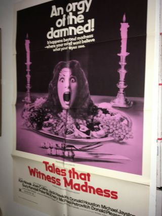 Tales That Witness Madness Orig Movie Poster 1973 Joan Collins British Horror