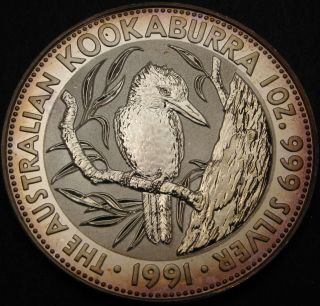 Australia 5 Dollars 1991 Proof - Silver - Kookaburra - 546 ¤