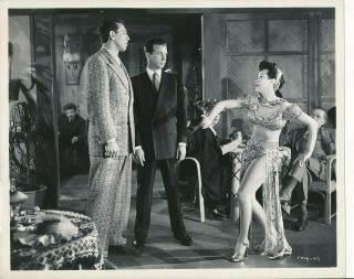 Dick Powell Leggy Chinese Dancer Vintage 1944 Murder My Sweet Film Noir Photo
