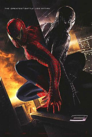 Spider - Man 3 (2007) Movie Poster International,  Ds,  Nm,  Rolled