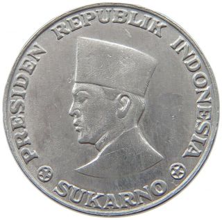 Indonesia 10 Sen 1962 Sukarno Riau On Edge A21 943