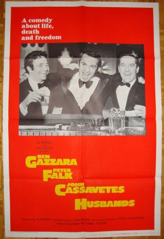 Husbands - John Cassavetes - Peter Falk - Ben Gazzara - Os (27x41 Inch)
