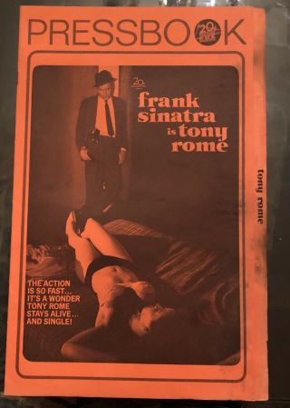 Tony Rome (1967) Great Frank Sinatra Pressbook