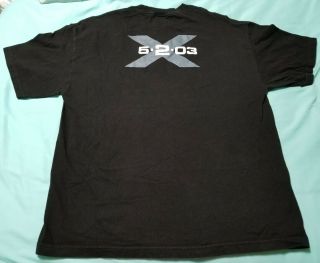 Vtg Marvel X - Men X2 Movie Promo t shirt XL 2003 3
