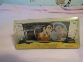 DISNEY ' S BEAUTY & THE BEAST - 35mm COLLECTOR FILM CELLS,  w/stand 2