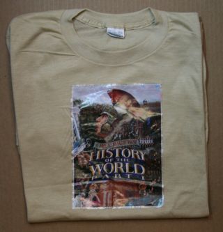 Mel Brooks History Of The World Part I 1981 Studio Promotional T - Shirt