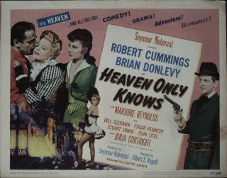 Heaven Only Knows Lobby Title Card 1947 Scarce