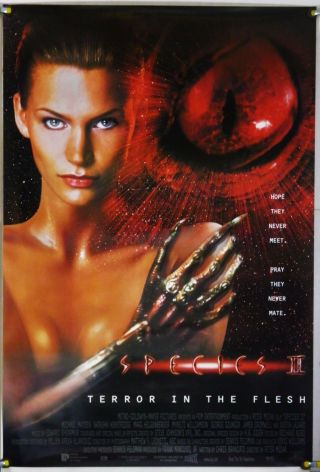 Species Ii Ds Rolled Orig 1sh Movie Poster Natasha Henstridge Sci - Fi (1998)