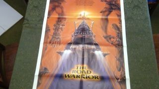 1982 THE ROAD WARRIOR Mad Max 2 Movie Poster folded theater size 2