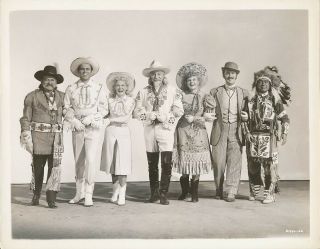 Betty Hutton Howard Keel & Cast Vintage Annie Get Your Gun Mgm Portrait Photo