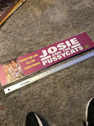 Josie And The Pussycats Theater Poster / Mylar Large Vers - 5x25 B2