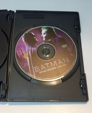 batman movie 1989 tim burton warner brothers dc films michael keaton 2 disc dvd 3