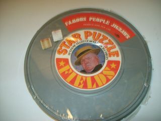 W.  C.  Fields Famous People Jigsaw Puzzle Packed In 16mm Film Can 18 Round Puzzle