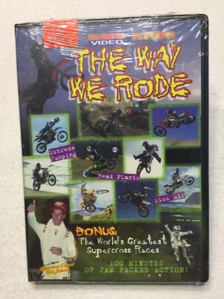 The Way We Rode Dvd Movie Supercross Racing Full Throttle Video