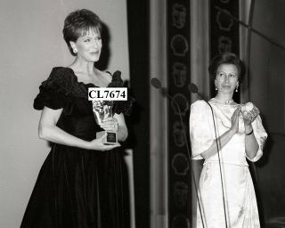 Julie Andrews With Princess Anne At The Bafta Awards In London Photo