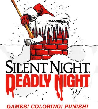 Silent Night,  Deadly Night - Adult Coloring Book Santa Claus Horror Movie 1980 