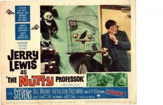The Nutty Professor 1963 Release Lobby Card Jerry Lewis