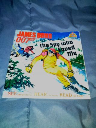 James Bond 007 The Spy Who Loved Me Paperback Kids Book No Record Kid Stuff