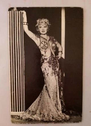 Vintage Poster Postcard Mae West 212 Trilby Posters Venice,  California