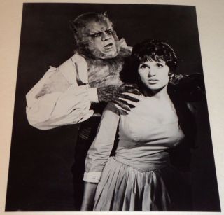 Yvonne Romain & Oliver Reed / The Curse Of The Werewolf / 8 X 10 B&w Photo