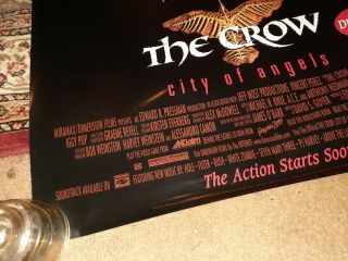 THE CROW CITY OF ANGELS DVD MOVIE POSTER 1 Sided 27x40 old stock 3