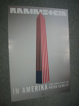Rammstein In America - Movie Poster - Rolled Not Folded