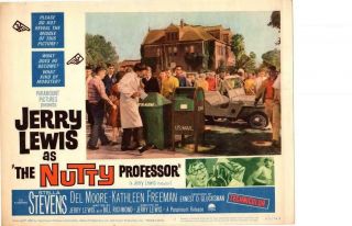 The Nutty Professor 1963 Release Lobby Card Jerry Lewis,