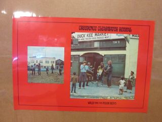 Vintage Willy And The Poor Boys Creedence Clearwater Revival Music Poster 11237