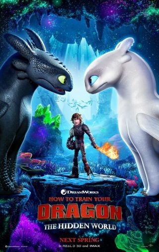 How To Train Your Dragon: The Hidden World: 27x40 D/s Movie Theatre Poster