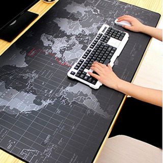 Large Fabric Mouse Mat Pad Thickened Non Slip Foam 70x30cm Fanta