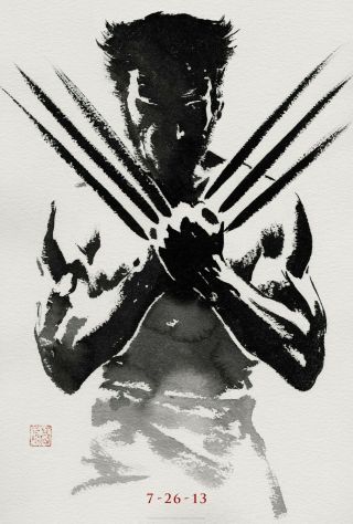 The Wolverine Official Movie Poster - Hugh Jackman - 13.  5 X 20 Inches High Gloss