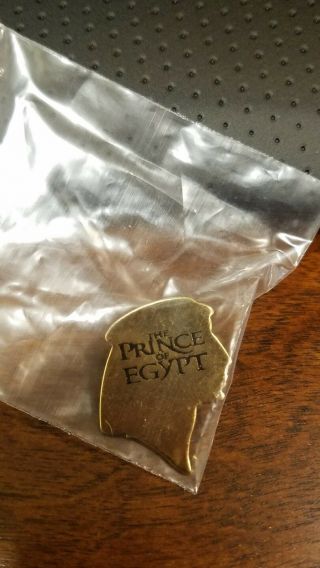 The Prince of Egypt promo pin badge 2