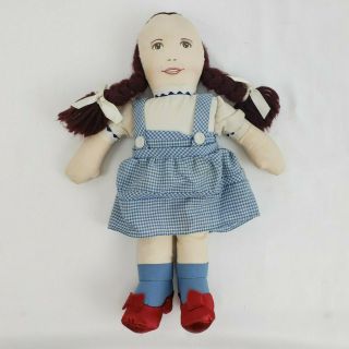 Judy Garland Vintage 1989 Wizard Of Oz Dorothy Cloth Doll Largo Toys 14 "