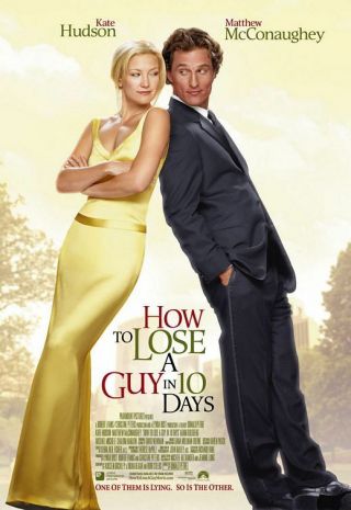 How To Lose A Guy In 10 Days Movie Poster 2 Sided 27x40 Kate Hudson