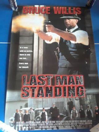 Vintage Movie Poster Last Man Standing - Bruce Willis Gangster Mafia - Rolled