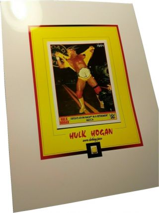 Hulk Hogan Personal Worn Owned Swatch Clothing Wardrobe Piece