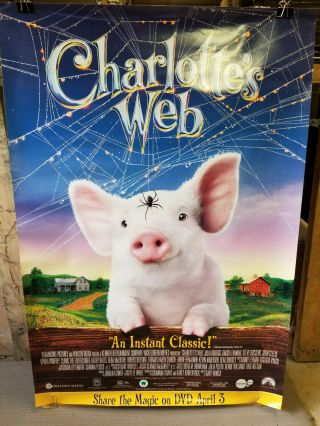 Charlottes Web 2007 Rolled 27x40 Dvd Promotional Poster