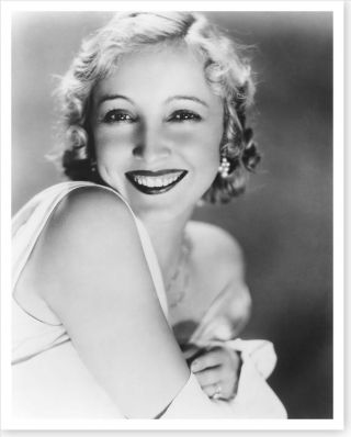 Movie Actress Bessie Love Silver Halide Photo