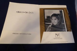 Press Kit With Photos From The Mirror Has Two Faces / Barbra Streisand
