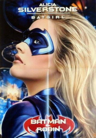 Batgirl Batman & Robin German 1/2 Sheet Mediathek Poster 1997