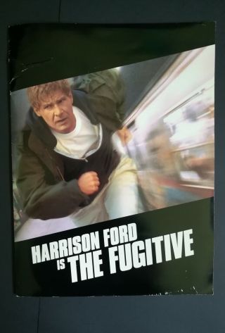 The Fugitive 1993 Press Kit Harrison Ford Tommy Lee Jones B&w Movie Stills